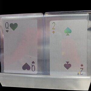 DIOR JOY CARDS - QUEEN OF HEARTS AND 2 OF SPADES